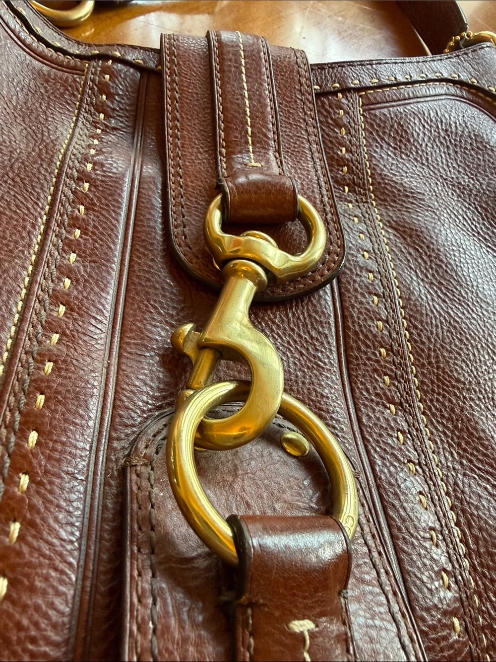 Y2K VINTAGE RARE LEATHER COACH - THE “GOSSIP GIRL” PURSE